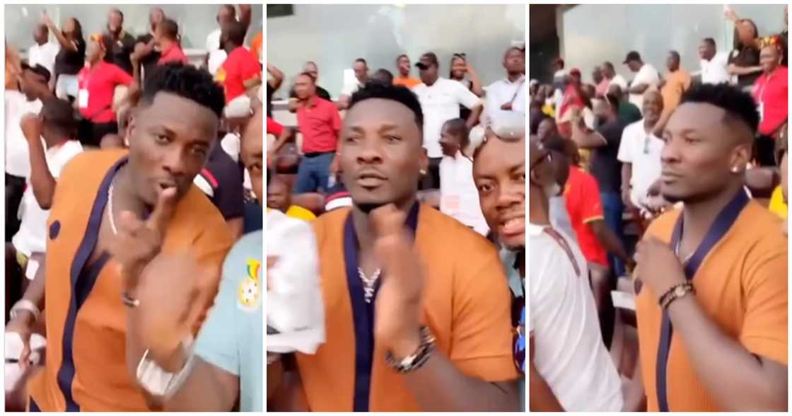 Asamoah Gyan excited at Ghana's match vs Angola Asamoah Gyan excited at Ghana's match vs Angola