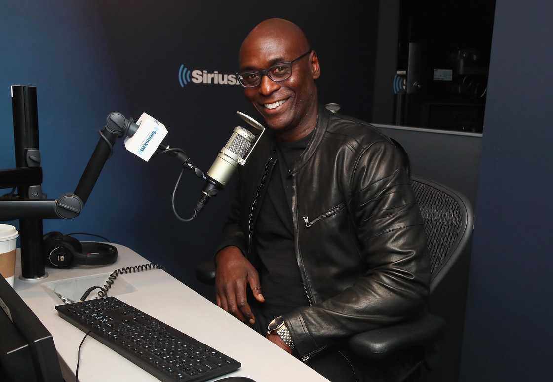 Lance Reddick visits the SiriusXM Studios