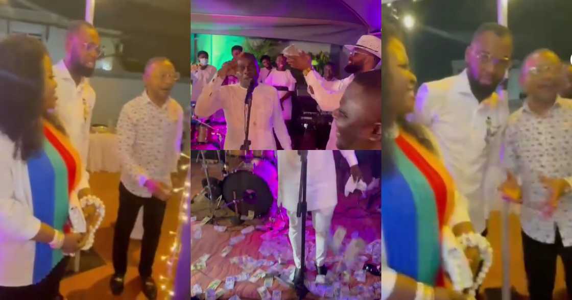 Obofour Ends Beef With Owusu Bempah; Blows Cash At His Birthday Party (Video)