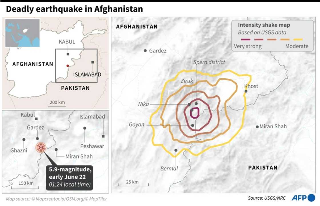 Deadly earthquake in Afghanistan