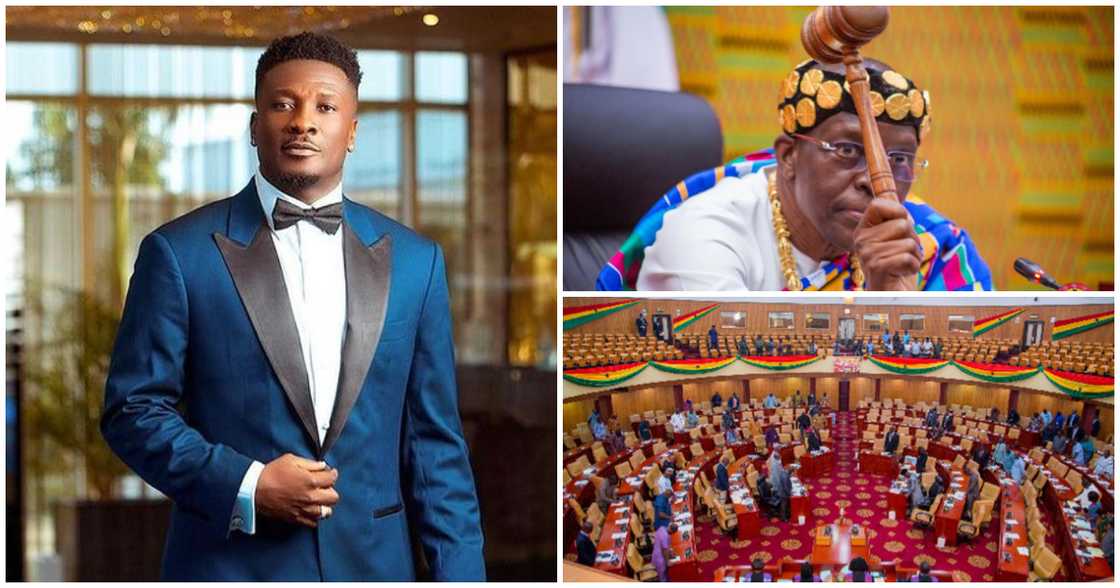 Asamoah Gyan hailed by parliament