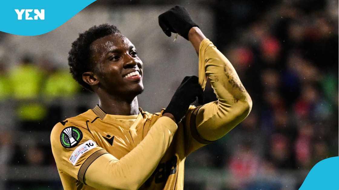 Eddie Nketiah, Crystal Palace, UEFA Conference League, Premier League, Black Stars, Nketiah's international future, Nketiah's scoring streak, Shelbourne. Eddie Nketiah, Crystal Palace, UEFA Conference League, Premier League, Black Stars, Nketiah's international future, Nketiah's scoring streak, Shelbourne.