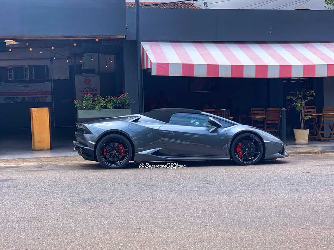 Photos drop as stolen Lamborghini worth almost GHc1.5 million is traced to Ghana