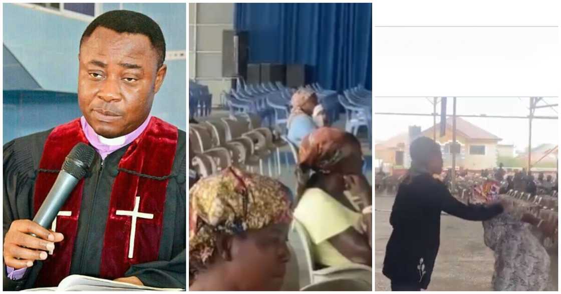 Photo of Anthony Kwadwo Boakye and members of his church Photo of Anthony Kwadwo Boakye and members of his church