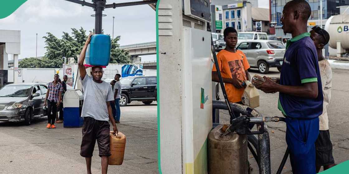 Man shares proof as he buys fuel at N1,000 per litre in Enugu, cries out Man shares proof as he buys fuel at N1,000 per litre in Enugu, cries out