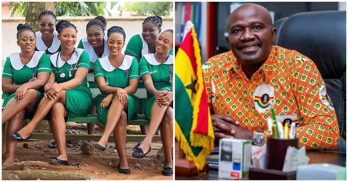 Nurses in Ghana have issued a 72-Hour ultimatum to the government to sack the Ashanti Region NSS Boss or face their wrath Nurses in Ghana have issued a 72-Hour ultimatum to the government to sack the Ashanti Region NSS Boss or face their wrath