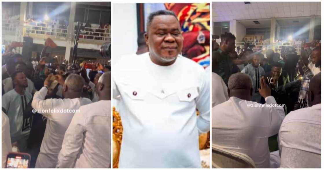 Kwaku Oteng sprays cash on Brother Sammy Kwaku Oteng sprays cash on Brother Sammy