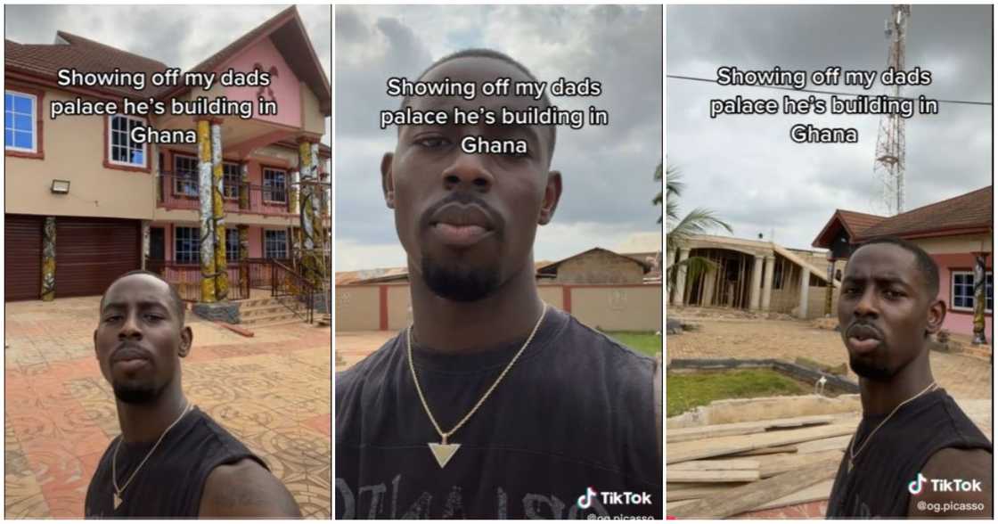 A man and his father's palace A man and his father's palace