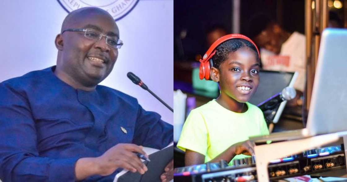 DJ Switch meets Vice Prez Bawumia; He calls her "talented" and "global icon"