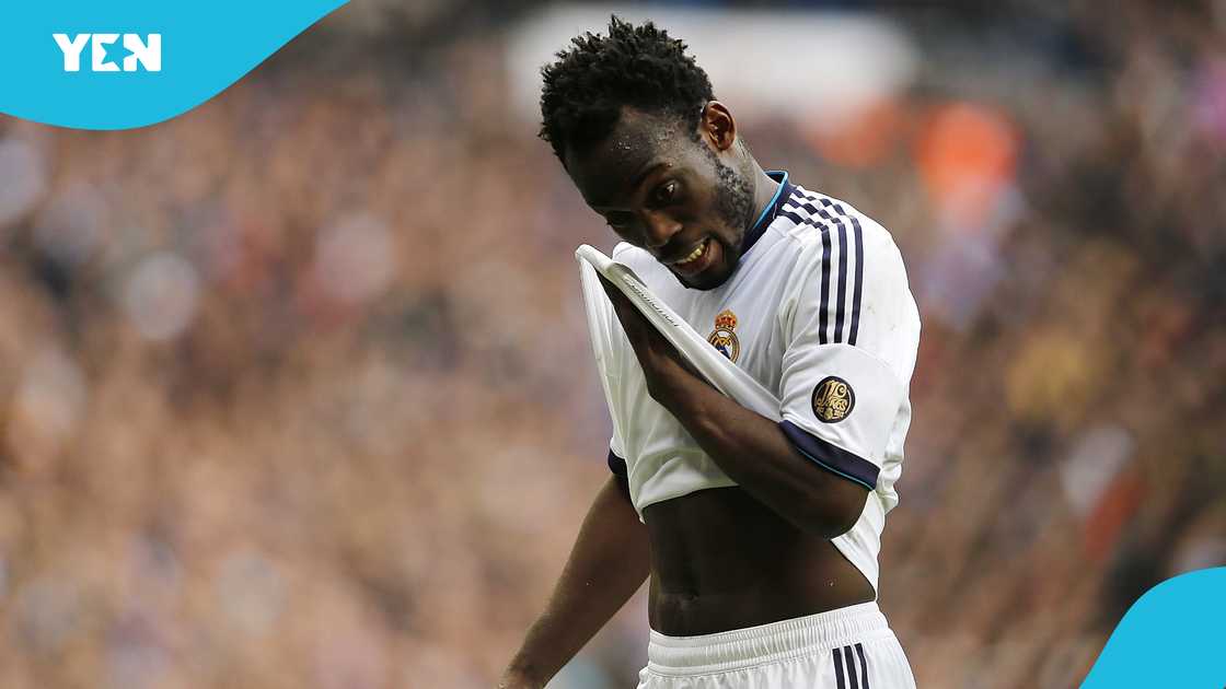 Michael Essien, El Clasico, Real Madrid, FC Barcelona, Santiago Bernabeu Michael Essien, El Clasico, Real Madrid, FC Barcelona, Santiago Bernabeu