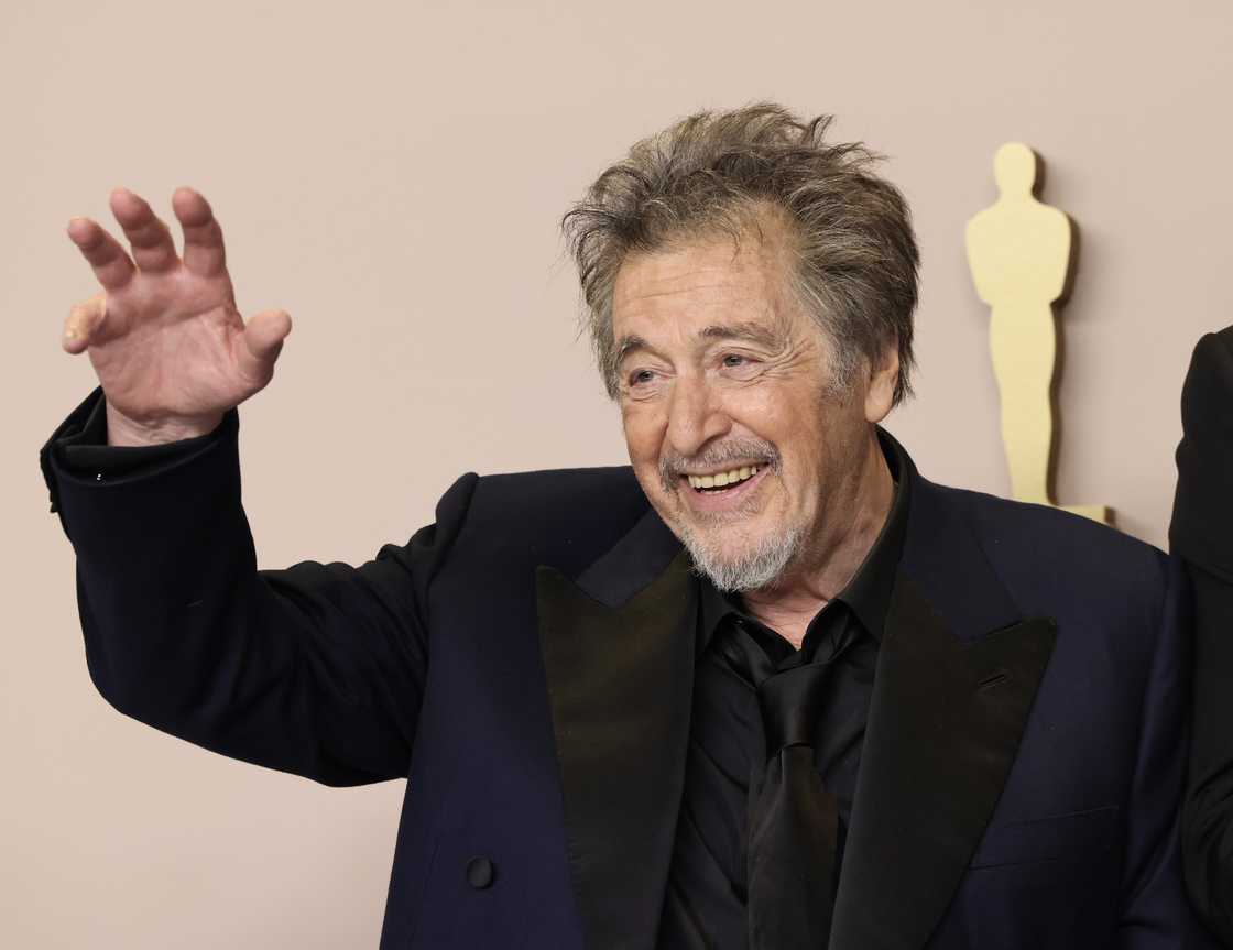 Al Pacino poses in the press room during the 96th Annual Academy Awards at Ovation Hollywood in Hollywood, California Al Pacino poses in the press room during the 96th Annual Academy Awards at Ovation Hollywood in Hollywood, California