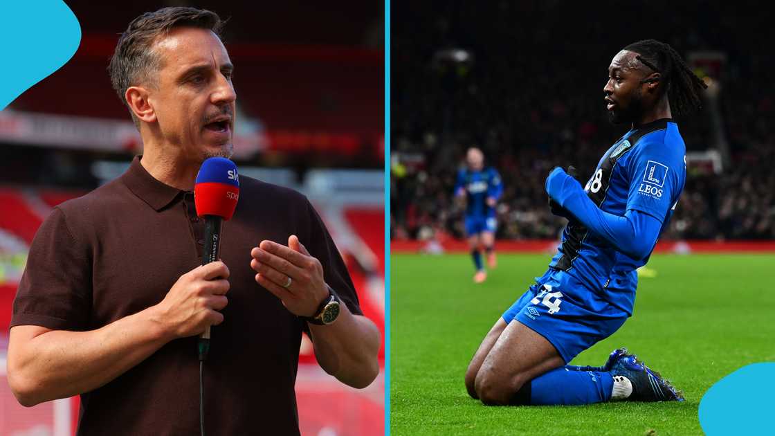 Gary Neville slams Man United star after Antoine Semenyo goal Gary Neville slams Man United star after Antoine Semenyo goal