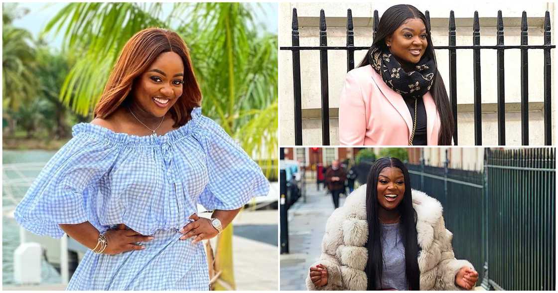 Jackie Appiah Slays In Pink Blazers And GH¢ 18600 Gucci Marmont Shoulder Bag While On Vacation