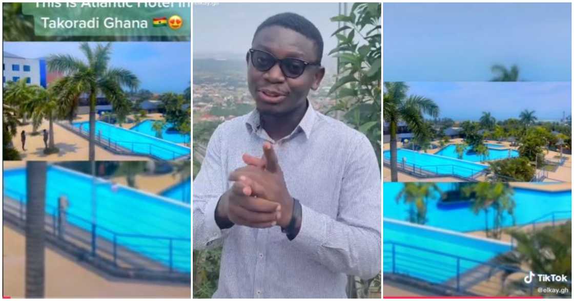 TikToker flaunts hotel in Takoradi that looks like Miami