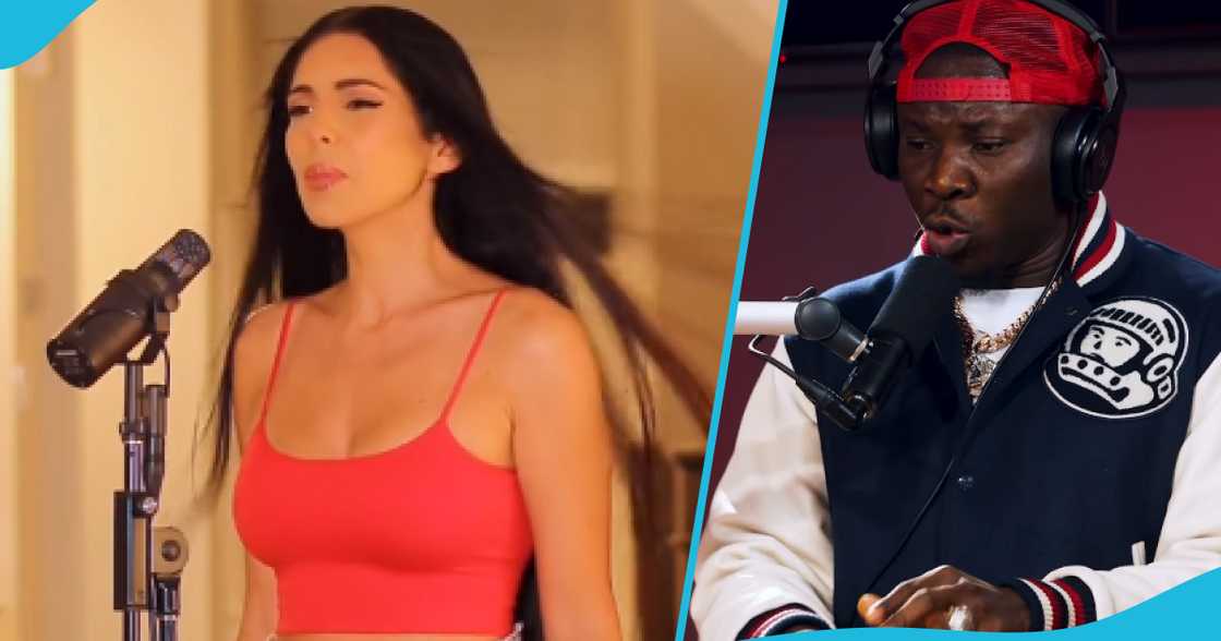 Photo of Obroni lady and Stonebwoy Photo of Obroni lady and Stonebwoy