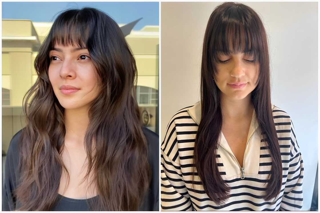 Fringe bangs