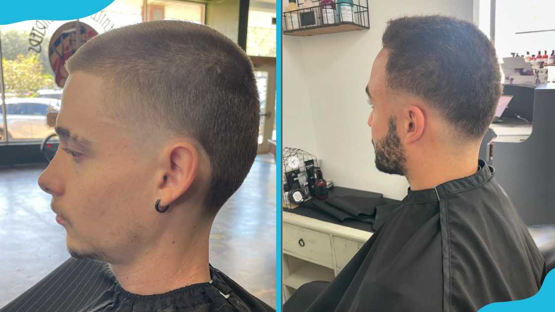 Low taper buzz cut Low taper buzz cut