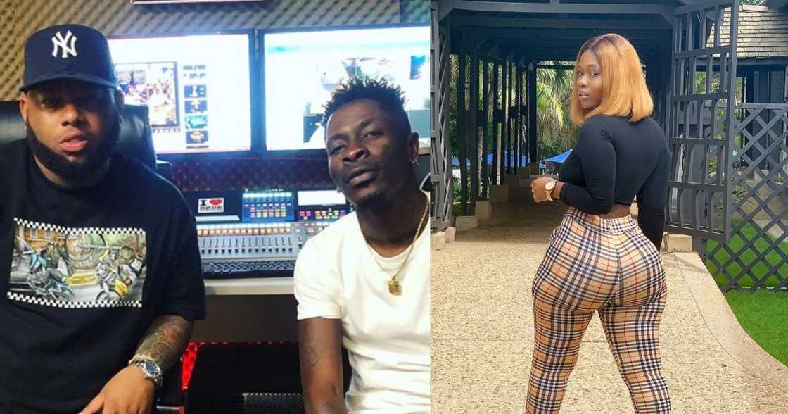 Shatta Wale 'fights' D-Black over 18-year-old curvy lady Shatta Wale 'fights' D-Black over 18-year-old curvy lady