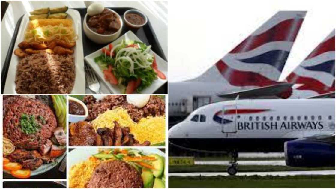 Ghanaians sign petition demanding British Airways to serve waakye, gob3 and other local food Ghanaians sign petition demanding British Airways to serve waakye, gob3 and other local food