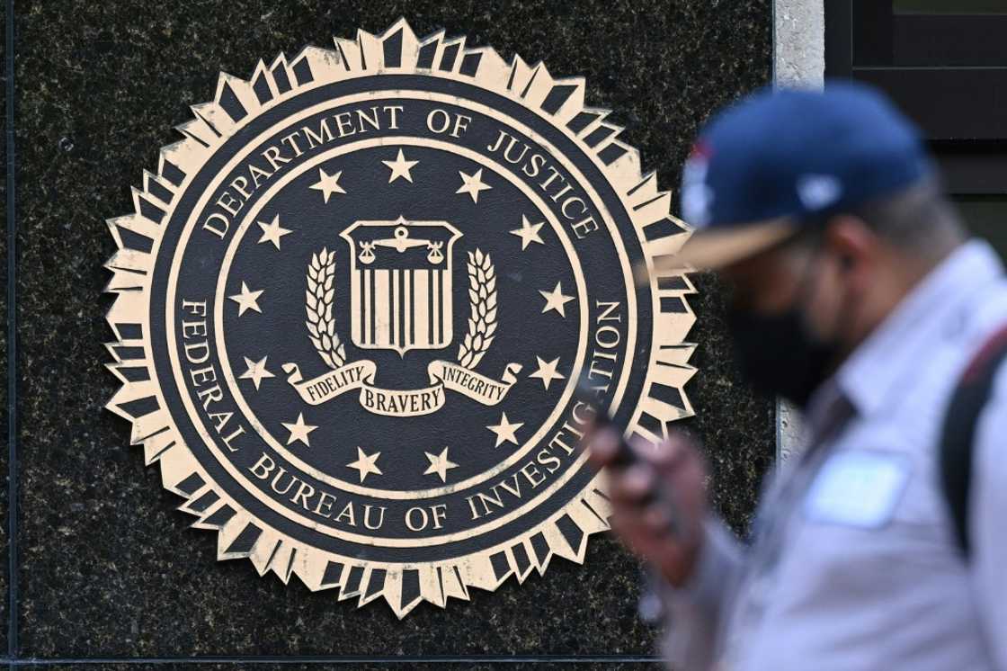 The Federal Bureau of Investigation seal at the bureau's headquarters, the J. Edgar Hoover FBI building, in Washington The Federal Bureau of Investigation seal at the bureau's headquarters, the J. Edgar Hoover FBI building, in Washington