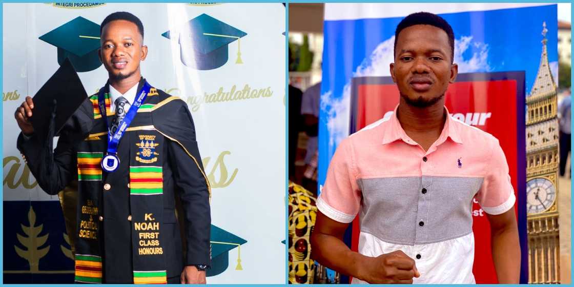 Young Ghanaian man said he has never paid school fees Young Ghanaian man said he has never paid school fees