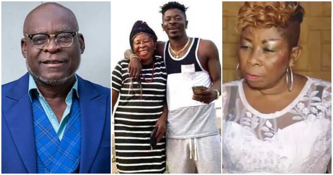 Shatta Wale's mother and Kofi Adjorlolo Shatta Wale's mother and Kofi Adjorlolo