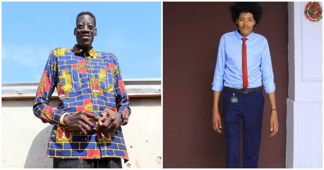 Ethiopian man challenges Sulemana Samed to a height contest Ethiopian man challenges Sulemana Samed to a height contest