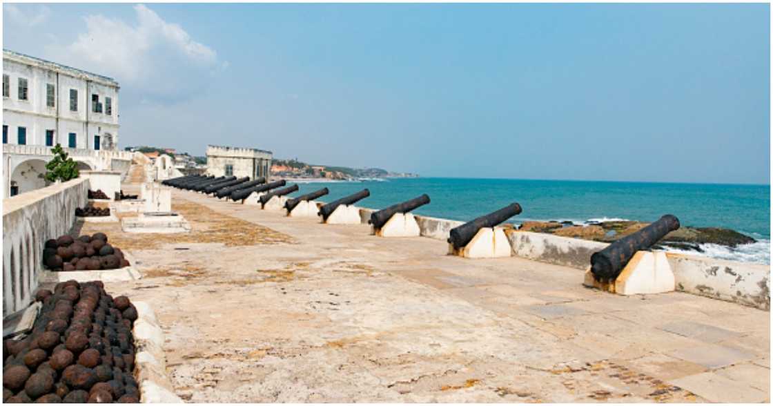 Cape Coast castle is the most iconic slave castle in Ghana. Cape Coast castle is the most iconic slave castle in Ghana.