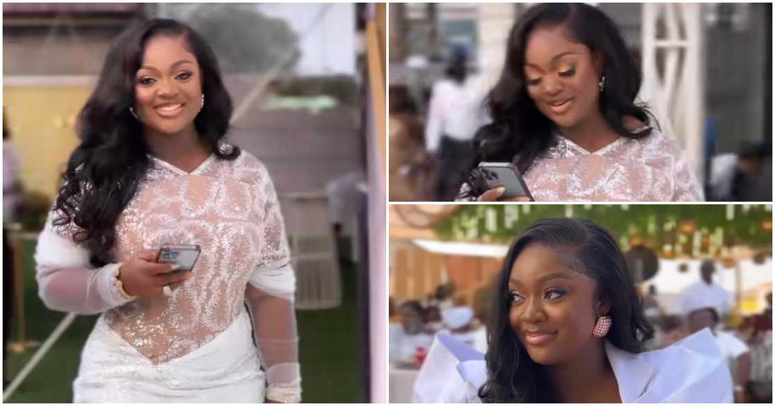 Ghanaian Actress Jackie Appiah Attends Plush Wedding Slaying In Stunning Dress And GH₵ 170 430 Chanel bag Ghanaian Actress Jackie Appiah Attends Plush Wedding Slaying In Stunning Dress And GH₵ 170 430 Chanel bag