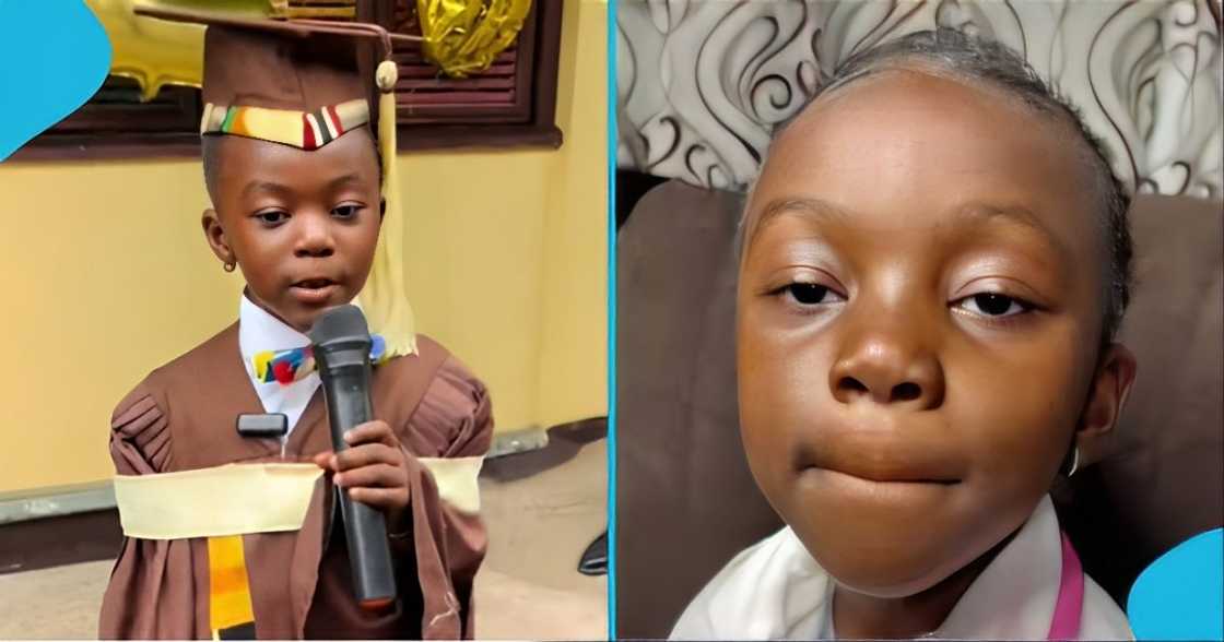 Proud moment as 5-year-old Adjoa Lil Doc graduates as valedictorian, delivers powerful message