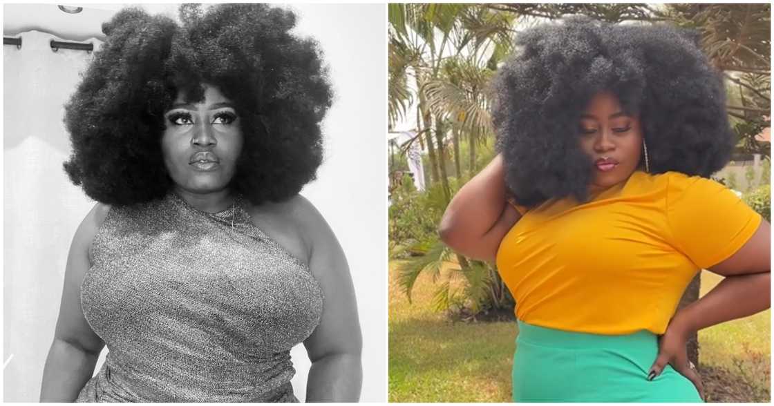 Lydia Forson flaunts afro hair Lydia Forson flaunts afro hair