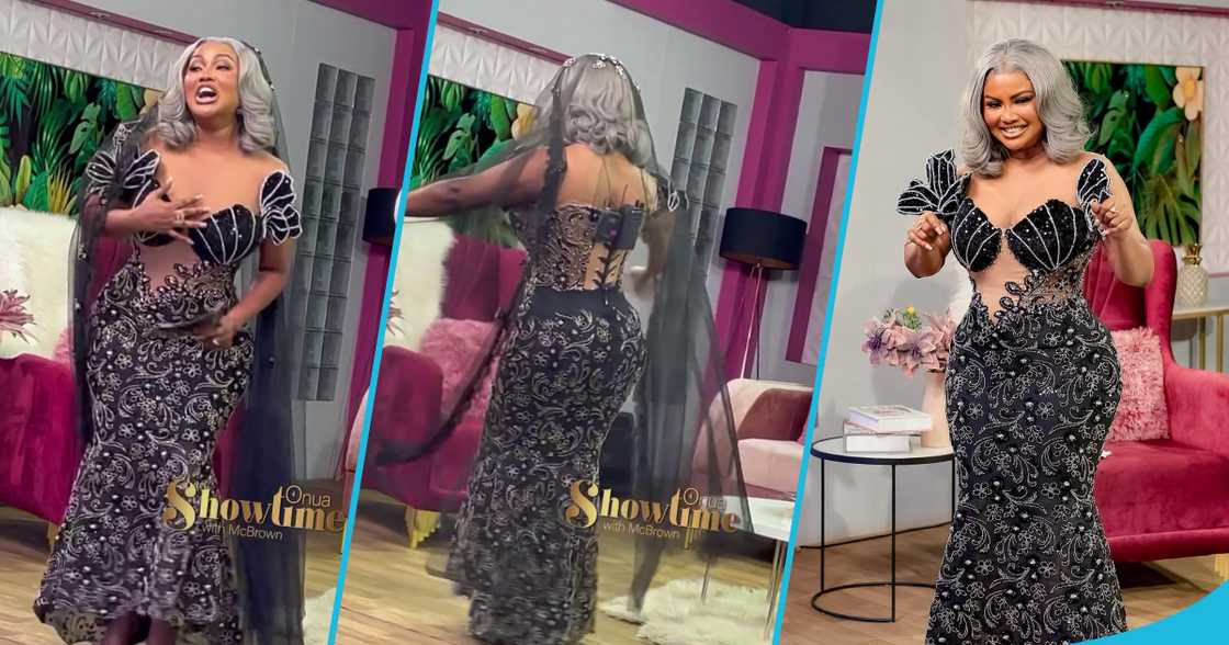 Nana Ama McBrown slays in black gown Nana Ama McBrown slays in black gown