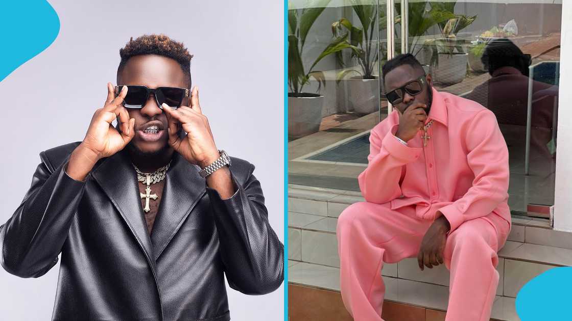 Medikal and sister, Petrah Adwoa Frimpong, siblings, musicians Medikal and sister, Petrah Adwoa Frimpong, siblings, musicians