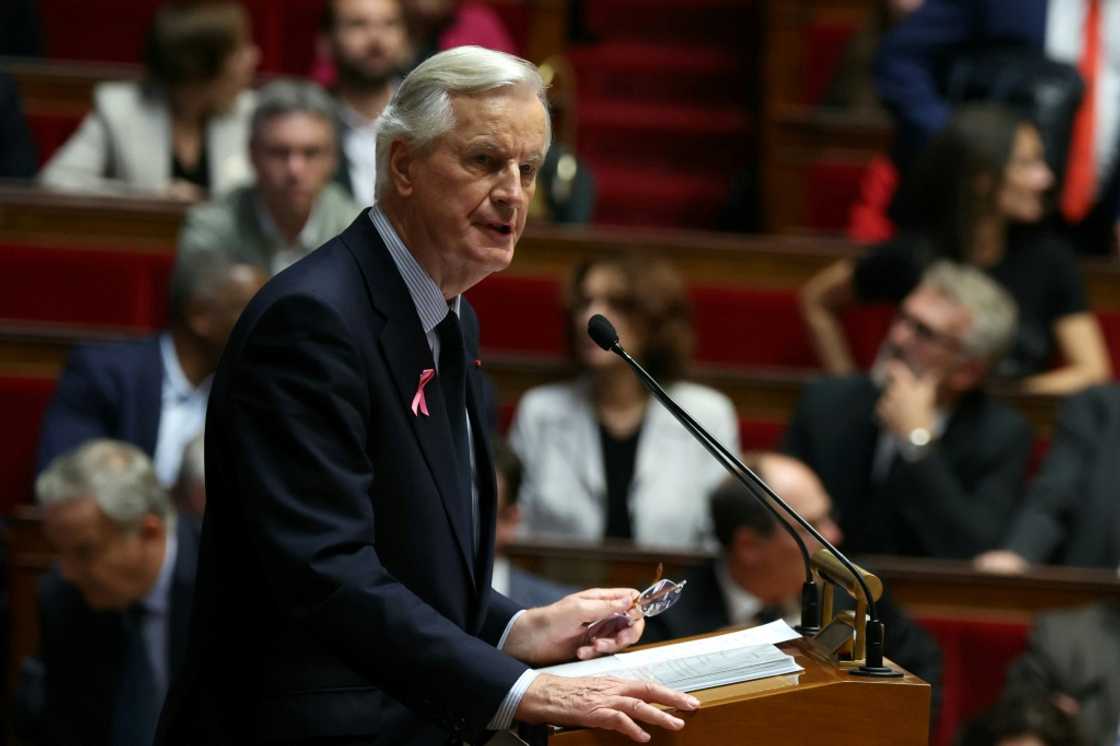 Michel Barnier called debt a 'sword of Damocles' hanging over France Michel Barnier called debt a 'sword of Damocles' hanging over France
