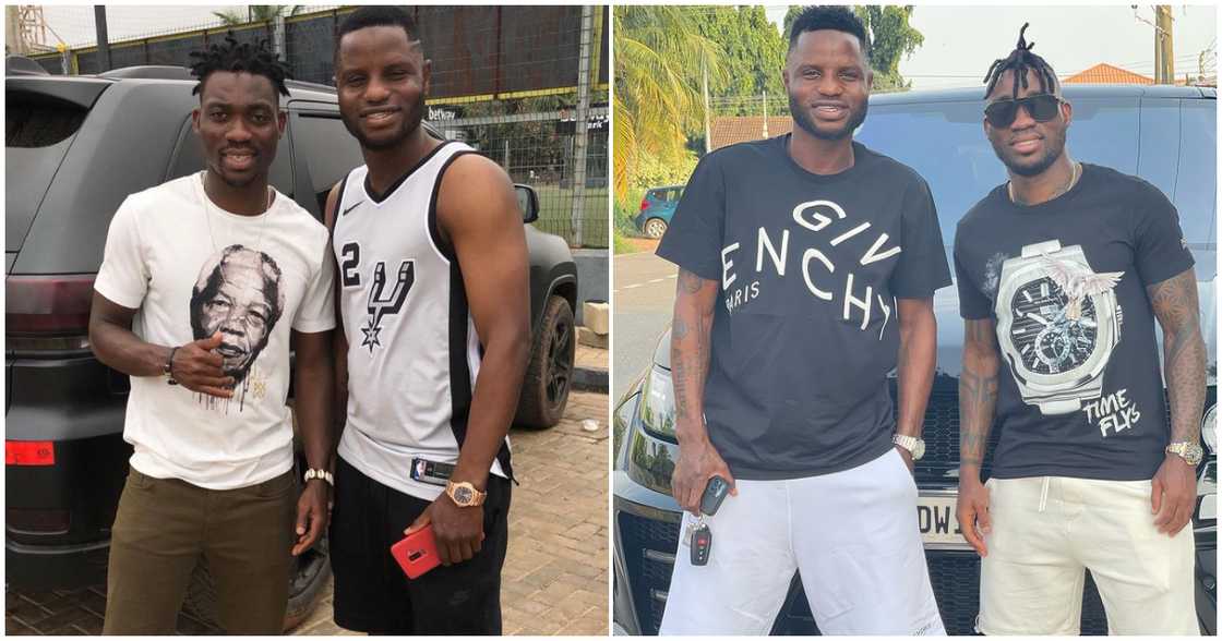 Christian Atsu and Mubarak Wakaso Christian Atsu and Mubarak Wakaso