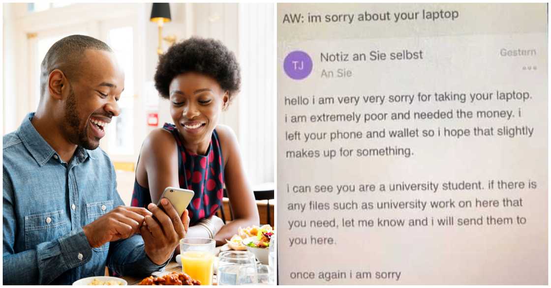 Thief's hilarious apology letter Thief's hilarious apology letter