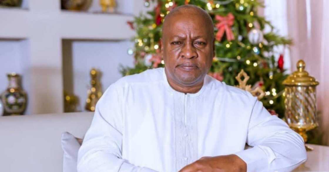 Former Ghanaian president John Mahama