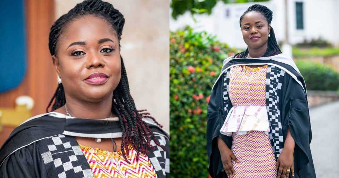 Korle Bu nurse & mom of 2 who finished MPhil as valedictorian at UG