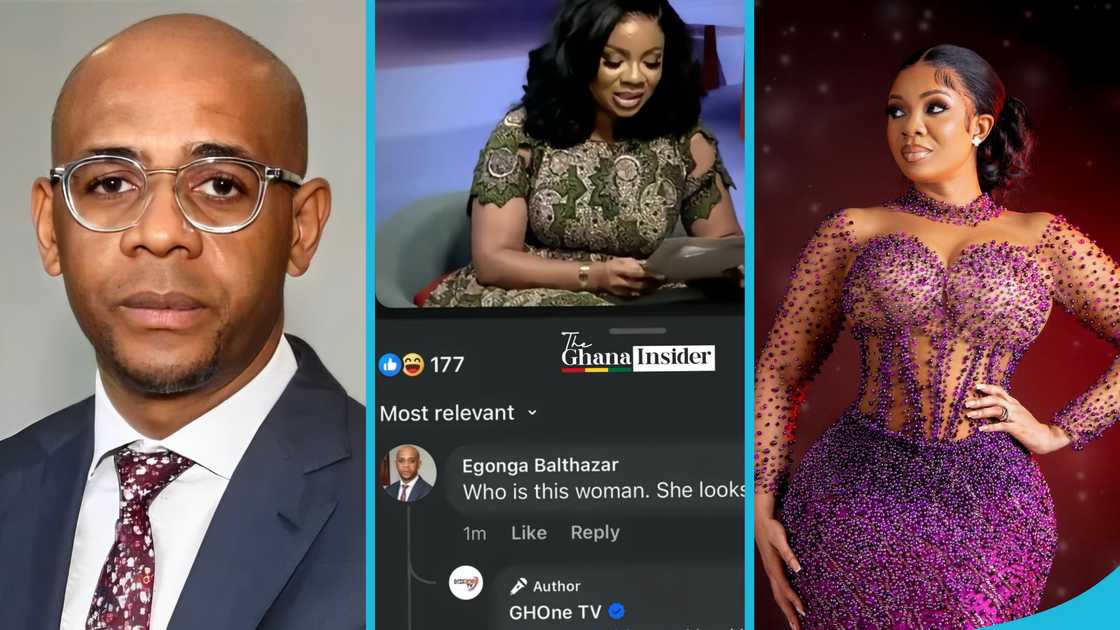 GHOne TV blasts a fake Baltasar Engonga Facebook account for crushing on Serwaa Amihere. GHOne TV blasts a fake Baltasar Engonga Facebook account for crushing on Serwaa Amihere.