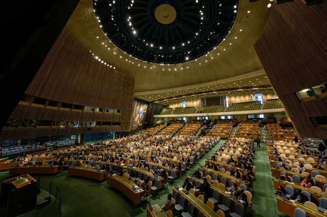 The UN General Assembly meets as it votes to condemn Russia's annexations of Ukrainian territory The UN General Assembly meets as it votes to condemn Russia's annexations of Ukrainian territory