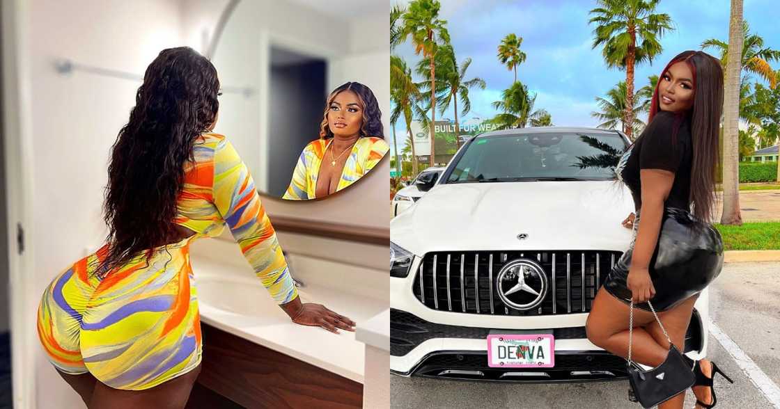 Selina Denva: Ghanaian model drops pre-birthda photo; flies to Dubai for the celebration