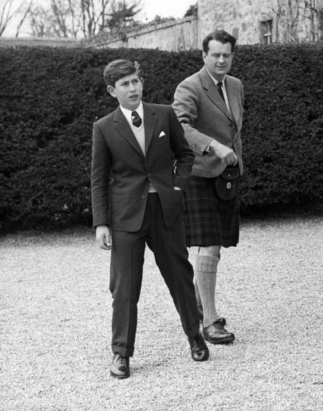 The young Prince Charles on his first day at Gordonstoun school in 1962 -- he later described his time there as "absolute hell" The young Prince Charles on his first day at Gordonstoun school in 1962 -- he later described his time there as "absolute hell"