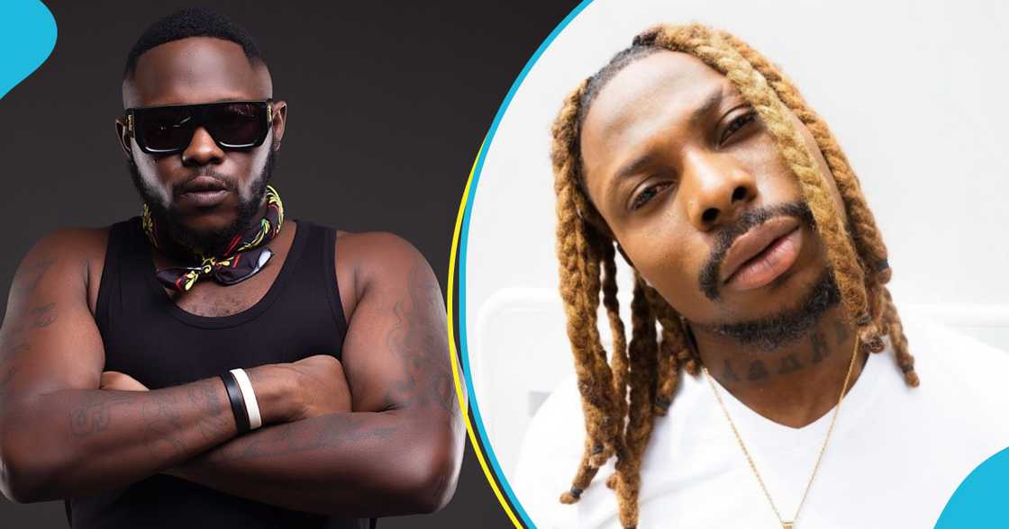 Medikal bows in shame as Asake flaunts his private jet Medikal bows in shame as Asake flaunts his private jet