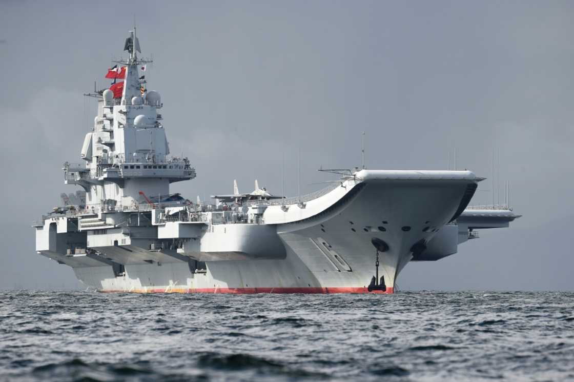 The Liaoning, seen here in 2017, is China's first aircraft carrier The Liaoning, seen here in 2017, is China's first aircraft carrier
