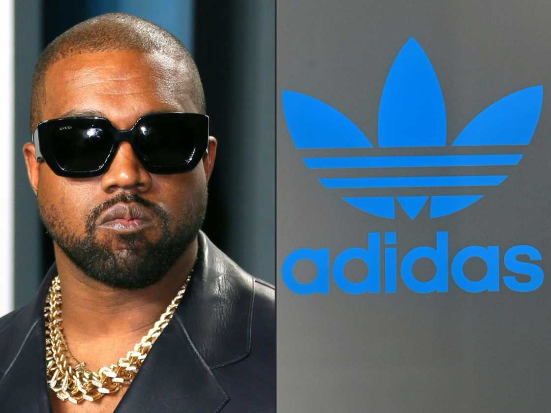 The end of its partnership with Kanye The end of its partnership with rapper Kanye West will cost Adidas 1.2 billion euros in lost revenue this year and push the German sportswear giant into a huge operating loss The end of its partnership with Kanye The end of its partnership with rapper Kanye West will cost Adidas 1.2 billion euros in lost revenue this year and push the German sportswear giant into a huge operating loss