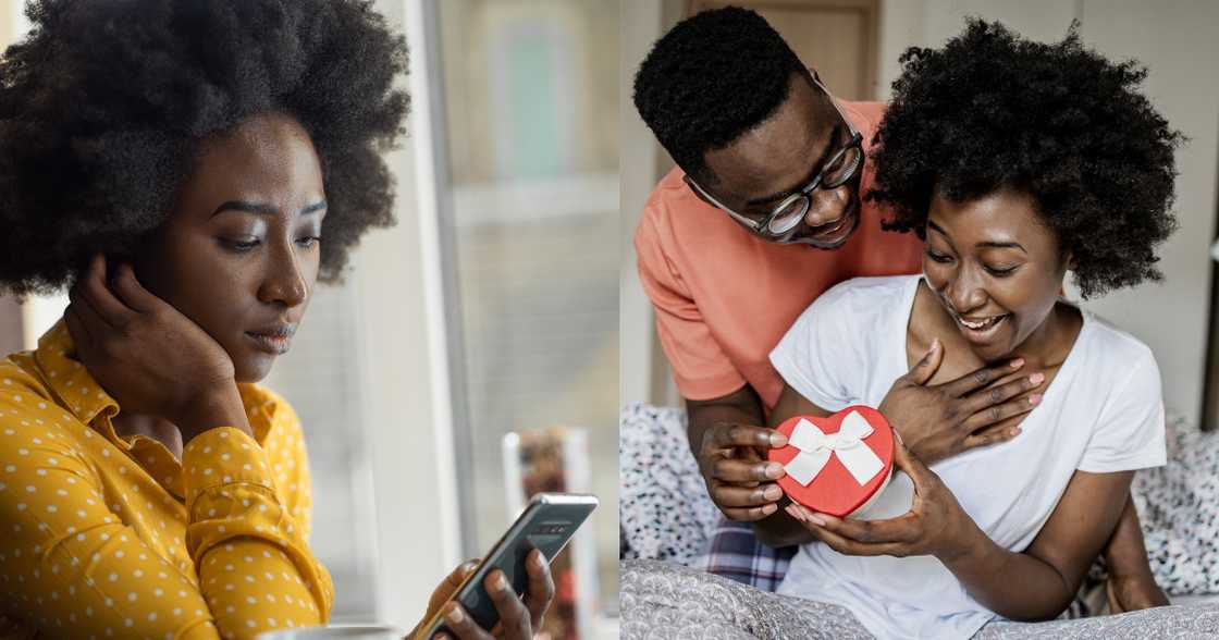 Lady says it's not right for a man to watch his woman use android Lady says it's not right for a man to watch his woman use android