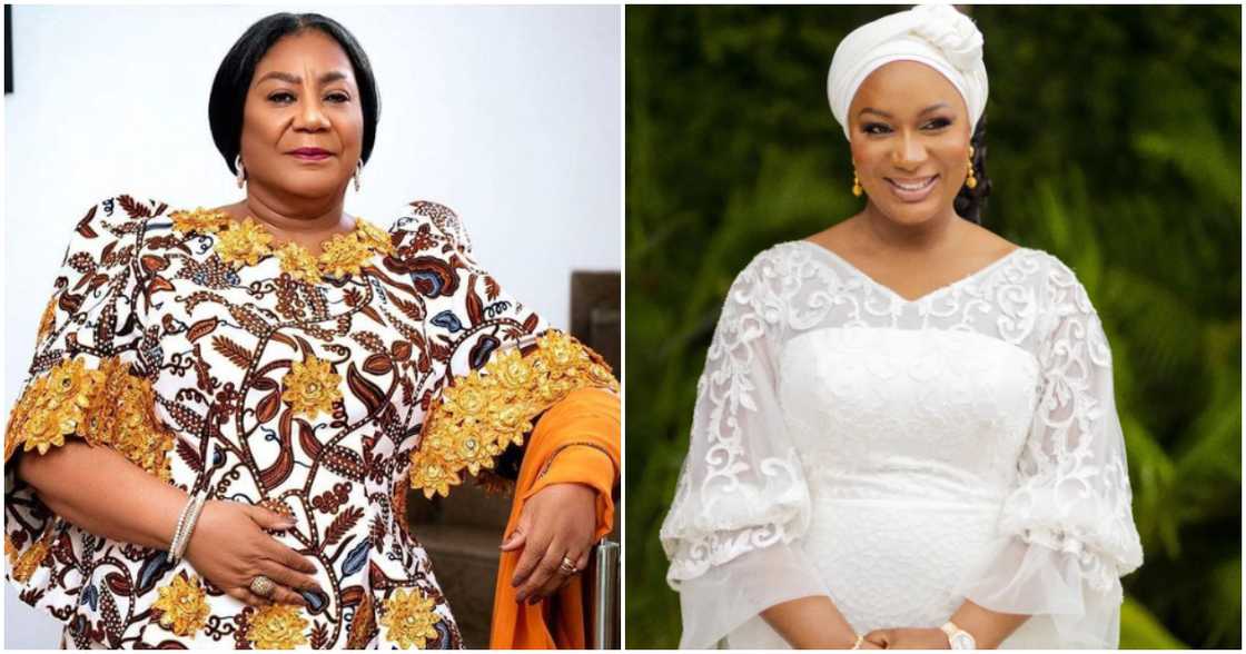 Photos of Rebecca Akufo-Addo and Samira Bawumia.