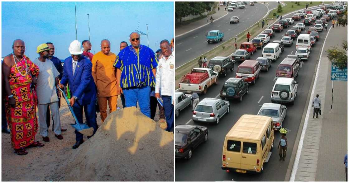 Vice-President Bawumia cuts sod for the construction of phase 2 of Tema Motorway Roundabout