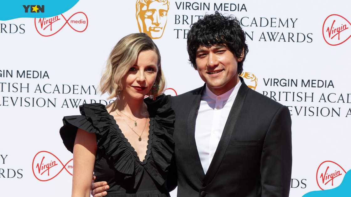 Sophia Di Martino and Will Sharpe at the Vìrgin Media British Academy Television Awards. Sophia Di Martino and Will Sharpe at the Vìrgin Media British Academy Television Awards.