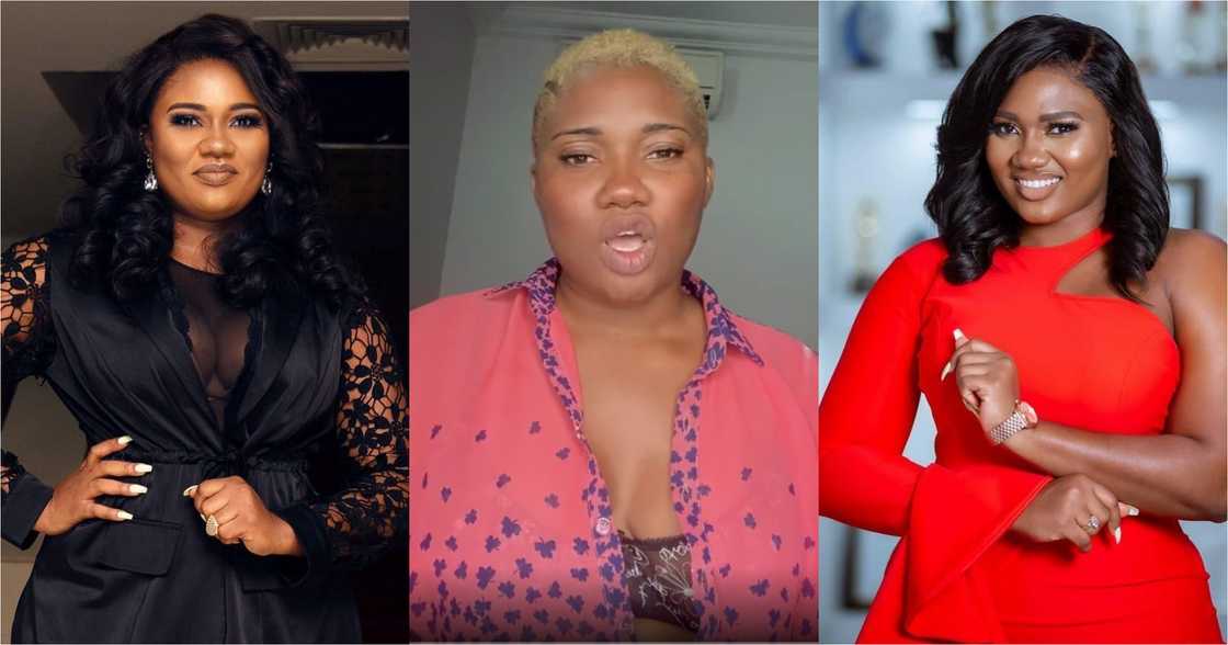 Abena Korkor: Social Media Sensation Causes Stir With Heavy-Chested Friend, Peeps React To Video Abena Korkor: Social Media Sensation Causes Stir With Heavy-Chested Friend, Peeps React To Video